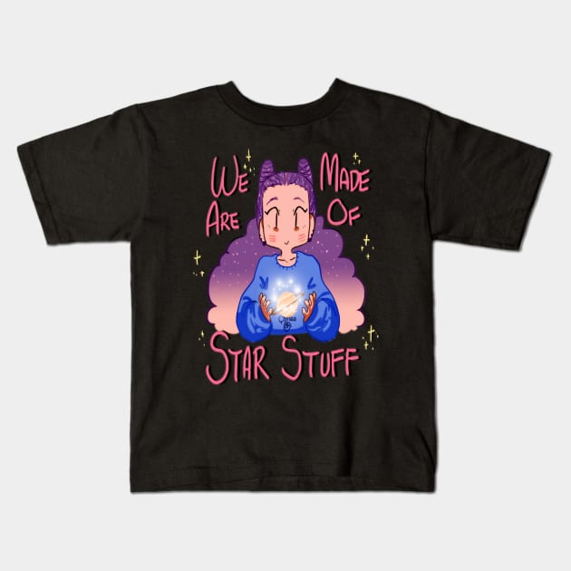 STAR STUFF Kids T-Shirt by Qimao